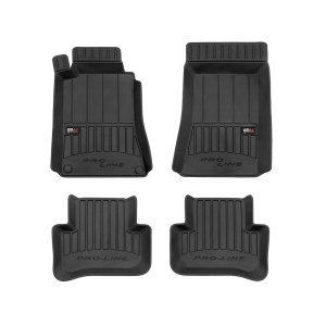 Mercedes C-Class W203 Floor Mat - Omac - Premium TPE - Black - '00-'07 Mercedes C-Class W203 Floor Mat - Omac - Premium TPE - Black - '00-'07
